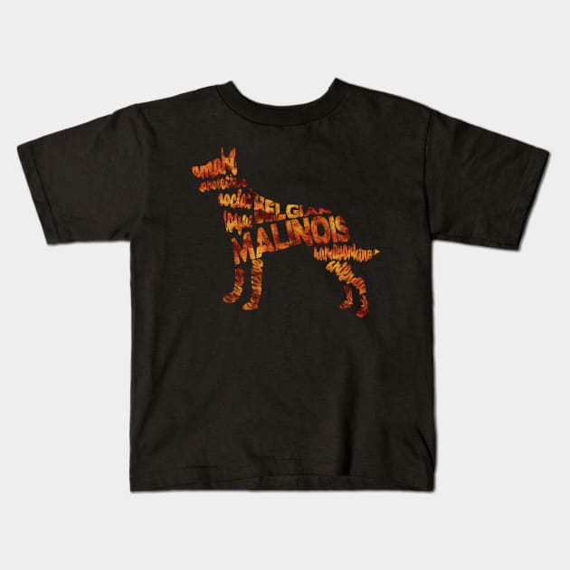 Belgian Malinois Kids T-Shirt by inspirowl